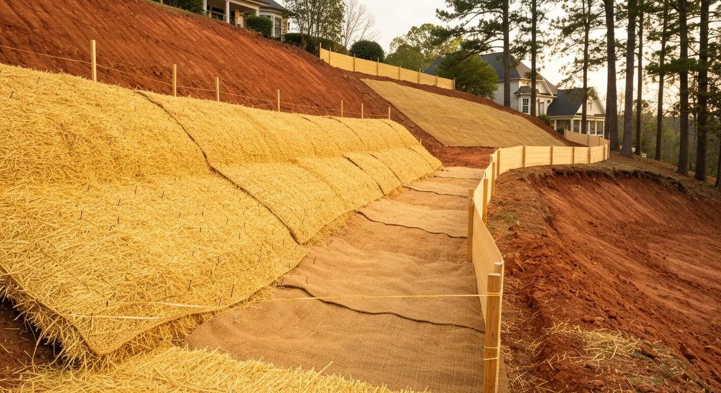 Erosion control in Charlotte