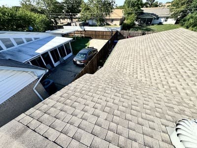 Close-Up of High-Quality Roof Shingles