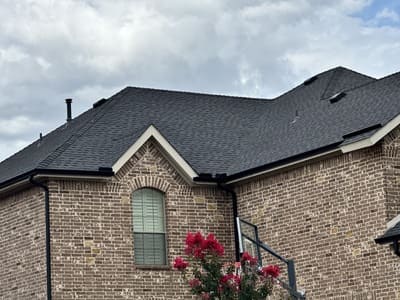 New Roof Installation on Modern Home