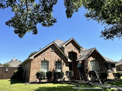 New Roof Installation on Brick Home