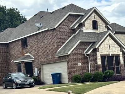 Completed Roof Replacement on Two-Story Home