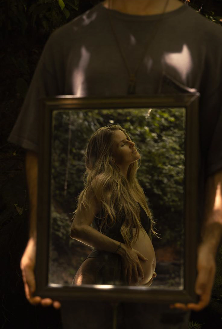 Warm intimate image symbolizing feminine embodiment and inner union