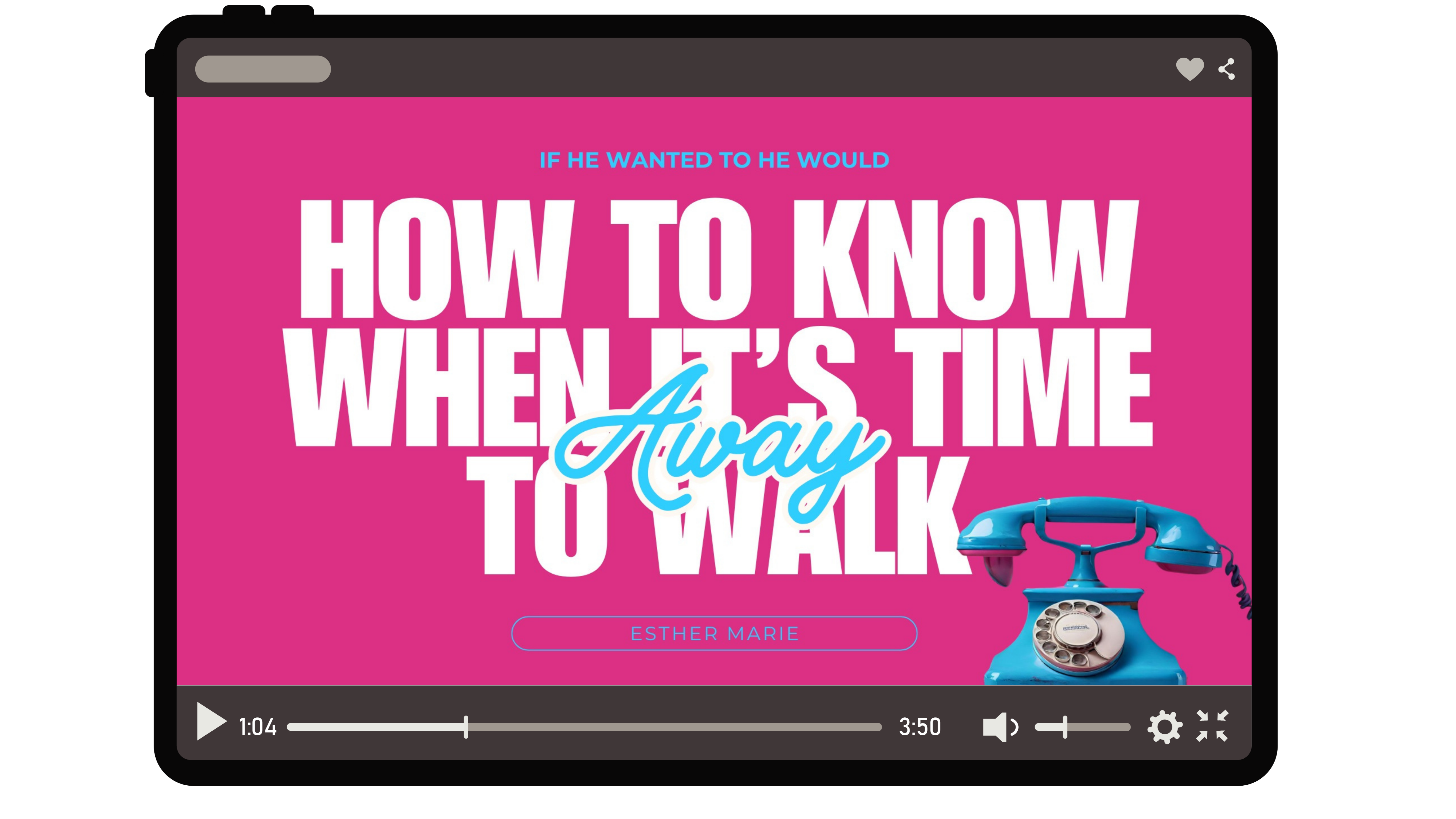Session: How to Know When to Walk Away