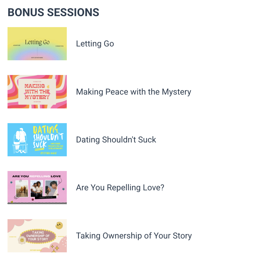 5 Bonus Healing Sessions preview