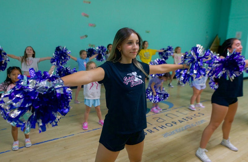 Spirit Dance class leading a routine