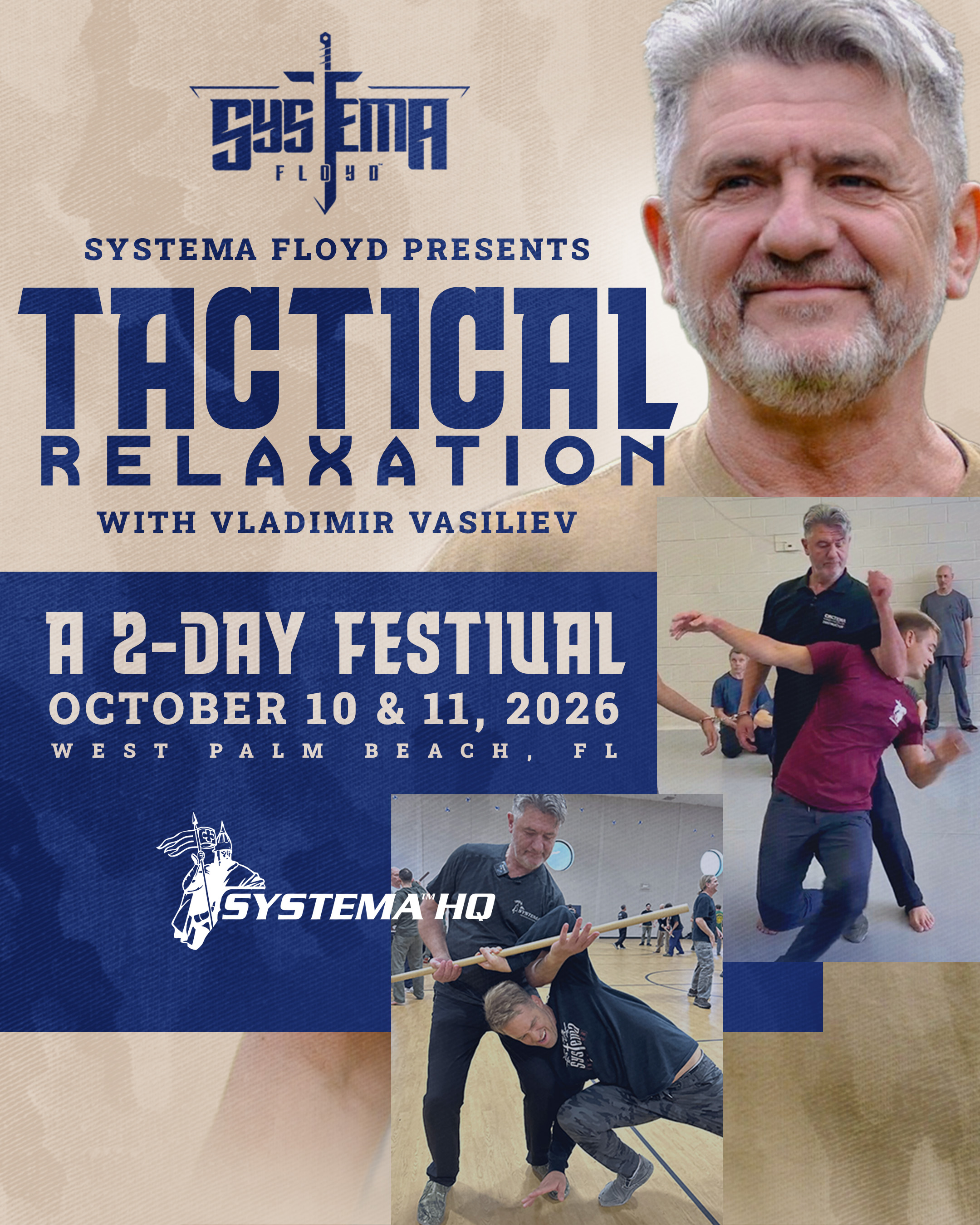 Vladimir Vasiliev, Tactical Relaxation Festival, October 10 & 11, 2026