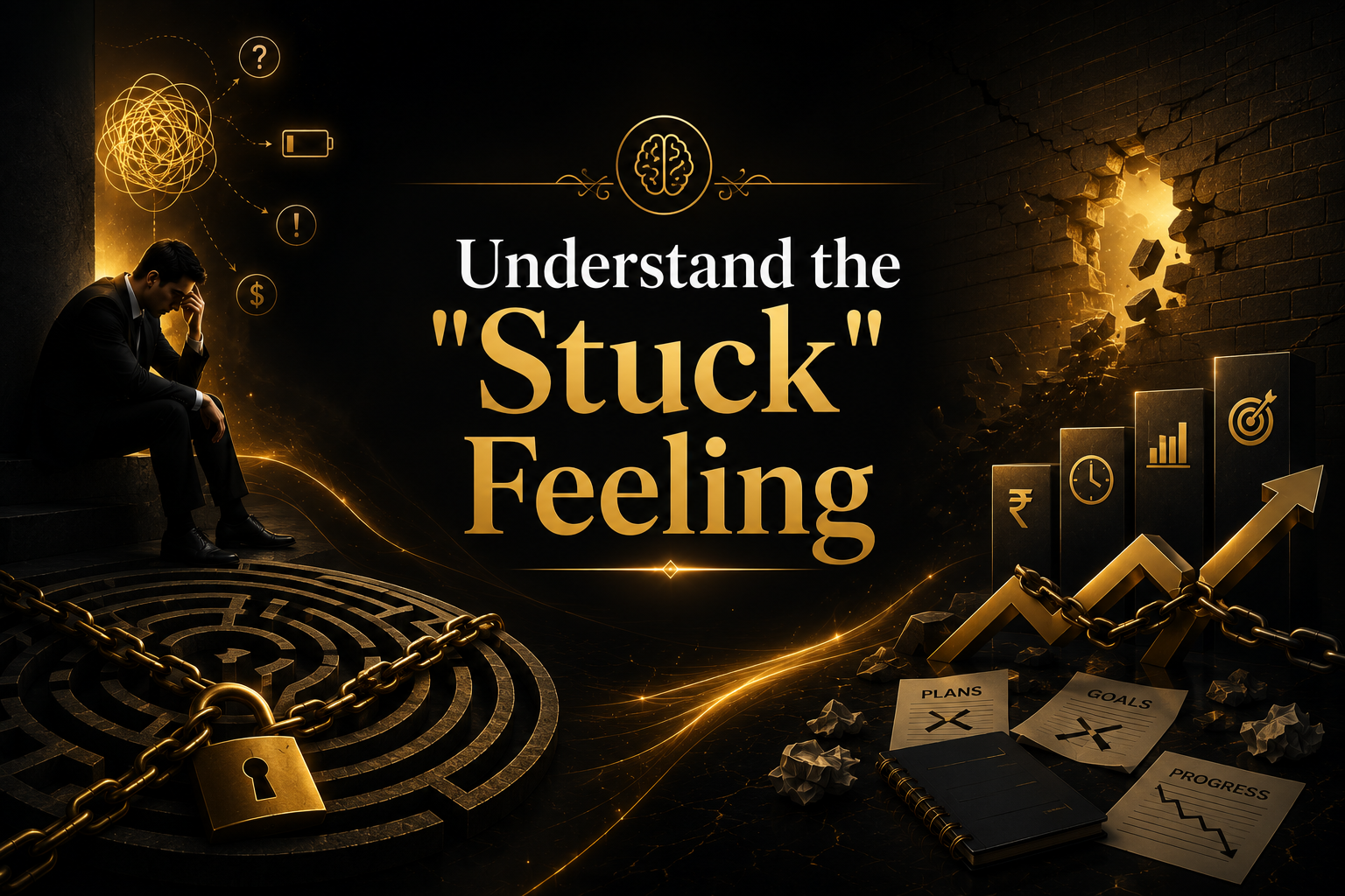 Understand the stuck feeling