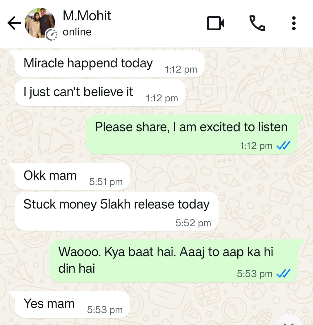 Client testimonial screenshot