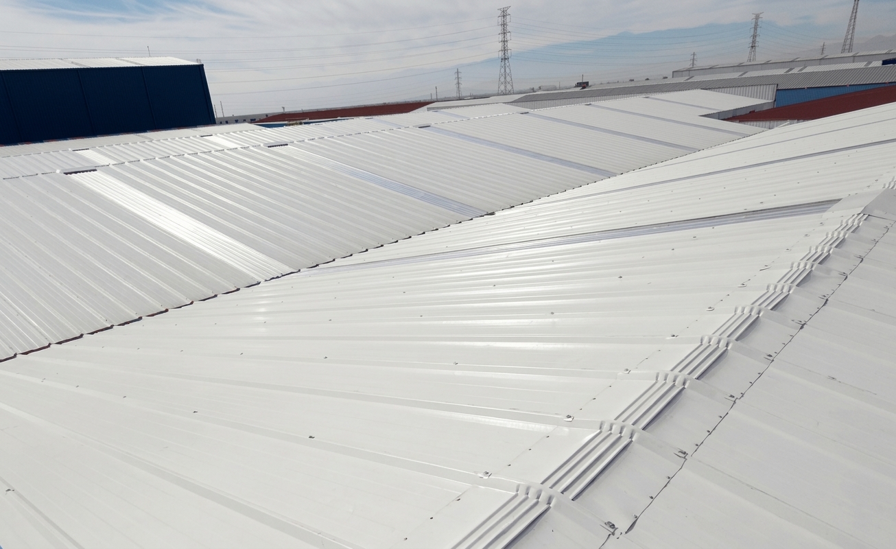 Commercial roofing project photo