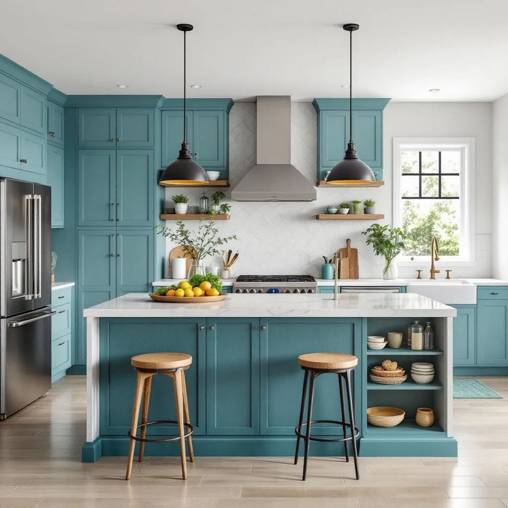 modern kitchen island