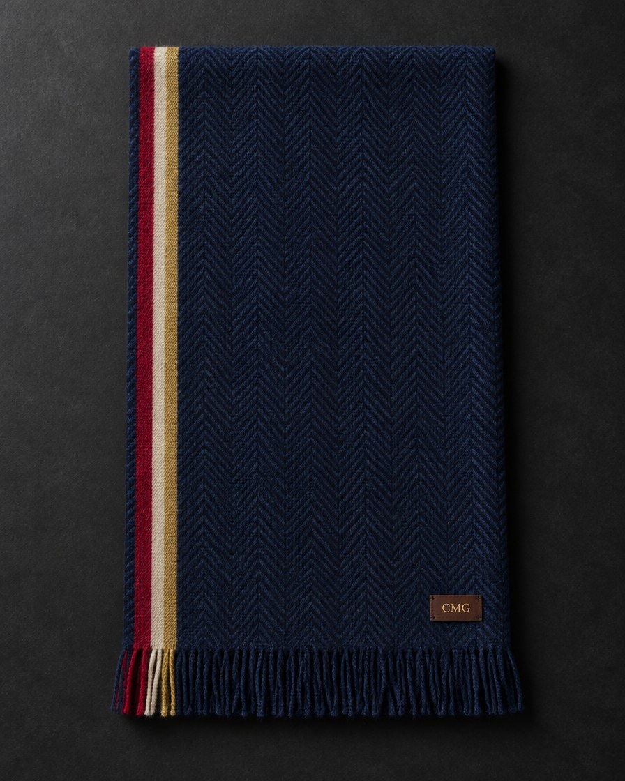 Cashmere Herringbone Scarf