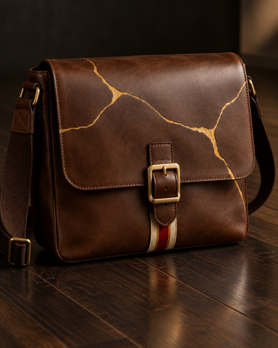 Brown Messenger Bag