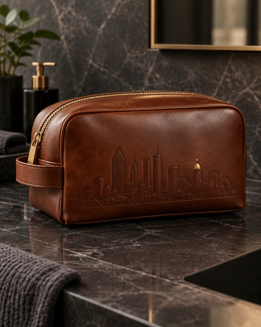 Brown Dopp Kit