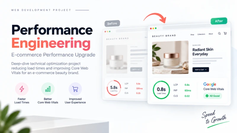 Performance improvement visualization: Before vs After