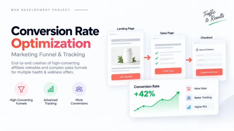 Multi-step sales funnel visualization