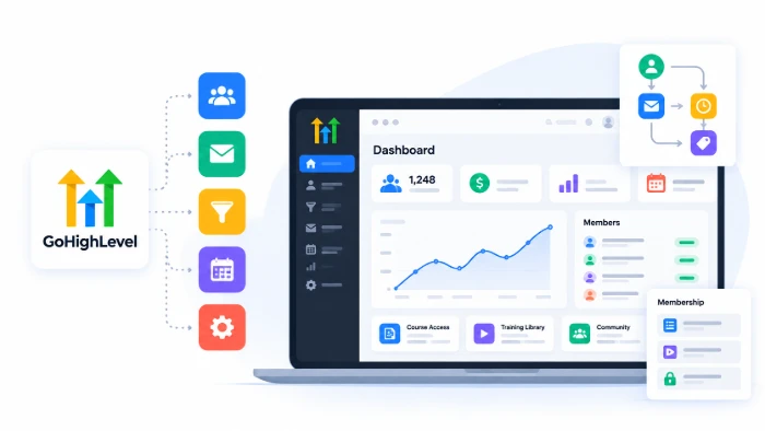 GoHighLevel Custom Dashboard view for Dentalpreneur.com