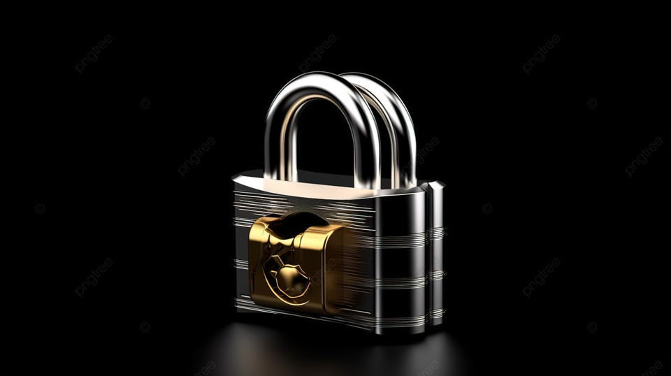 Padlock representing locked-down digital exposure