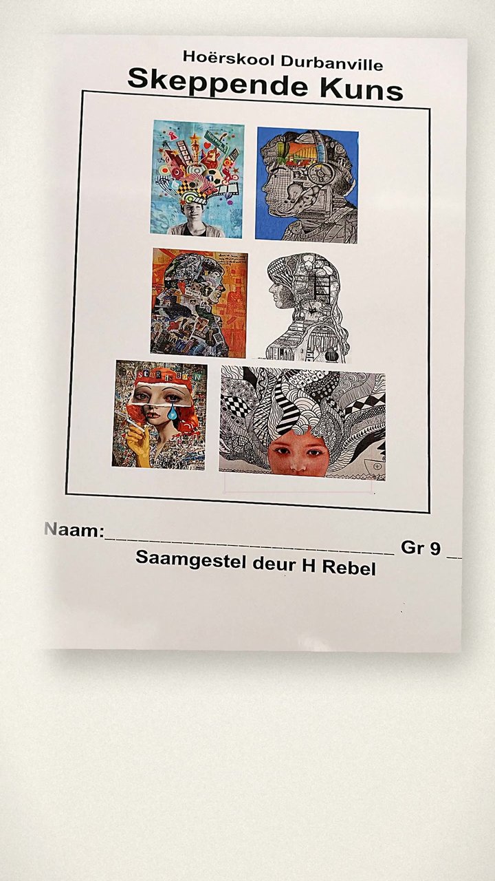 Visual Arts workbook — Hoërskool Durbanville