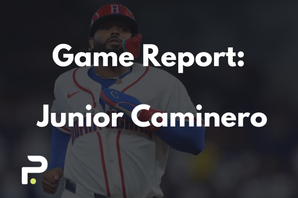 Junior Caminero Game Report - Round 1 WBC 3/8/26 vs. Netherlands