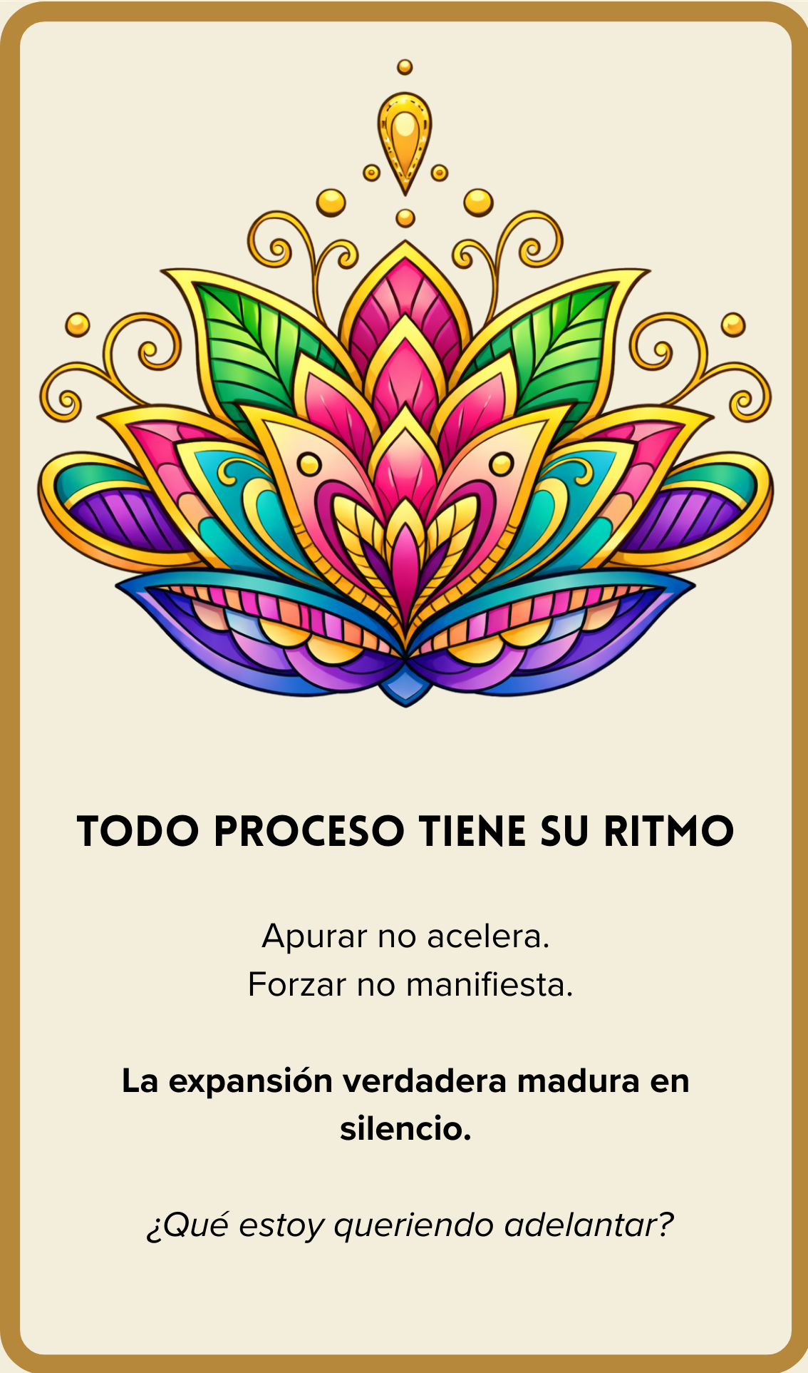 Suelta la autoexigencia