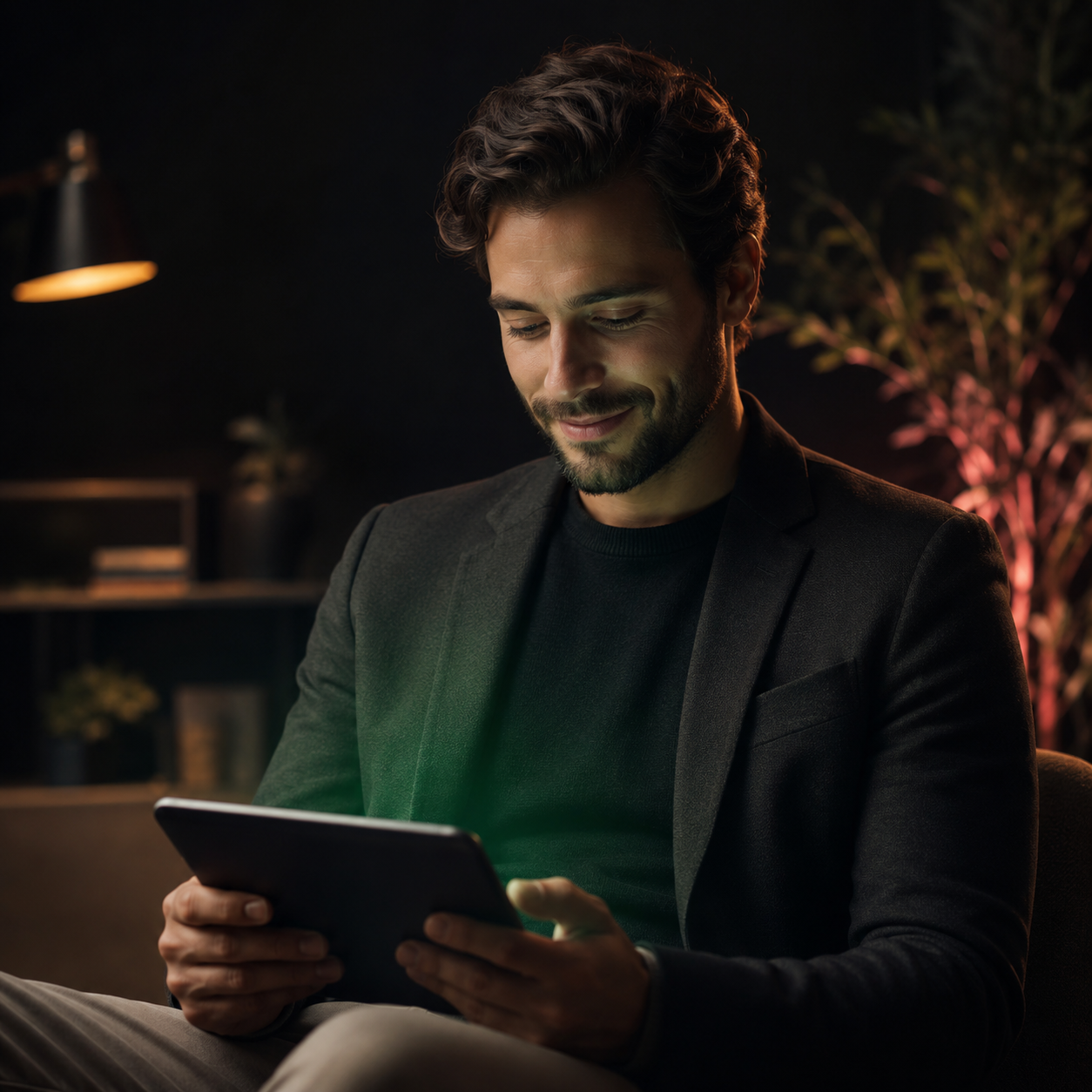 Profesional revisando resultados del asistente de WhatsApp BRIMA desde su dispositivo