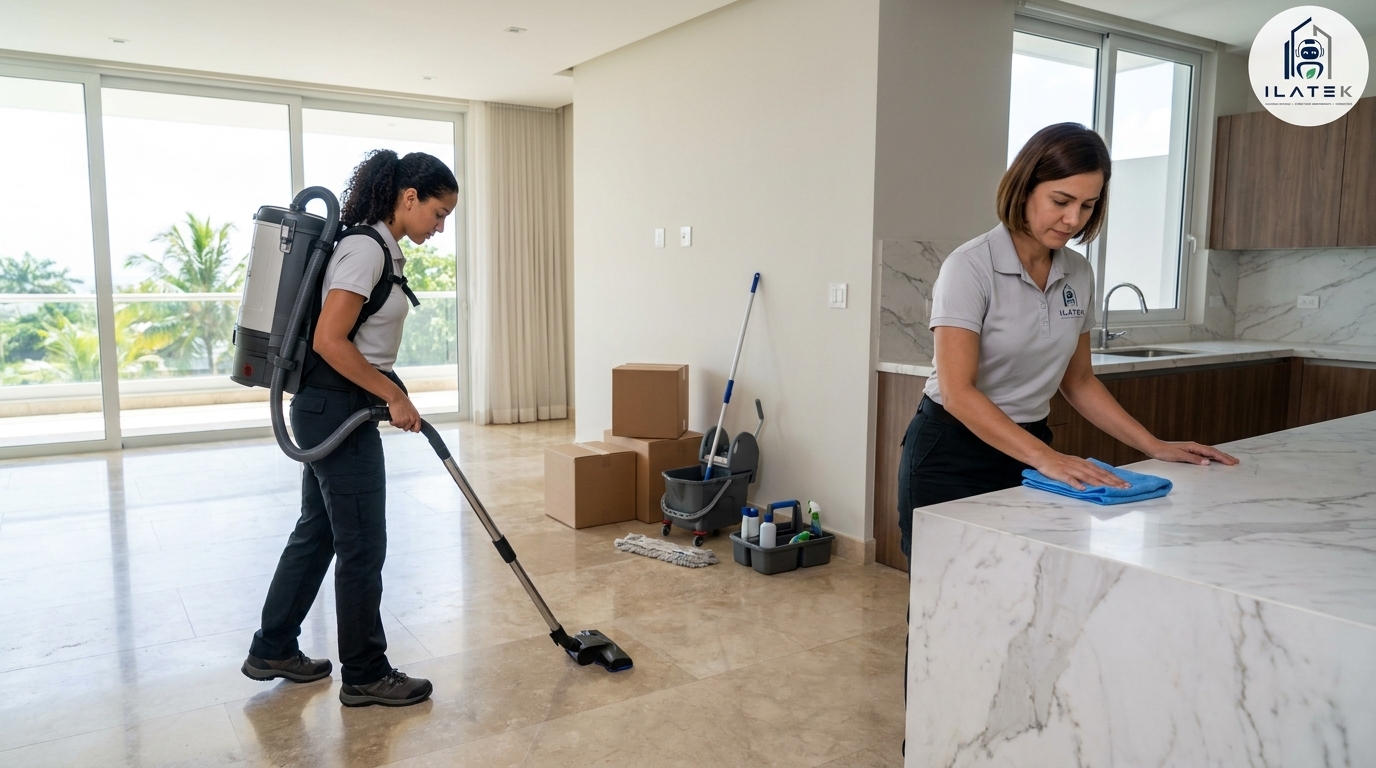 Limpieza de mudanza move in move out en Puerto Rico - Ilatek