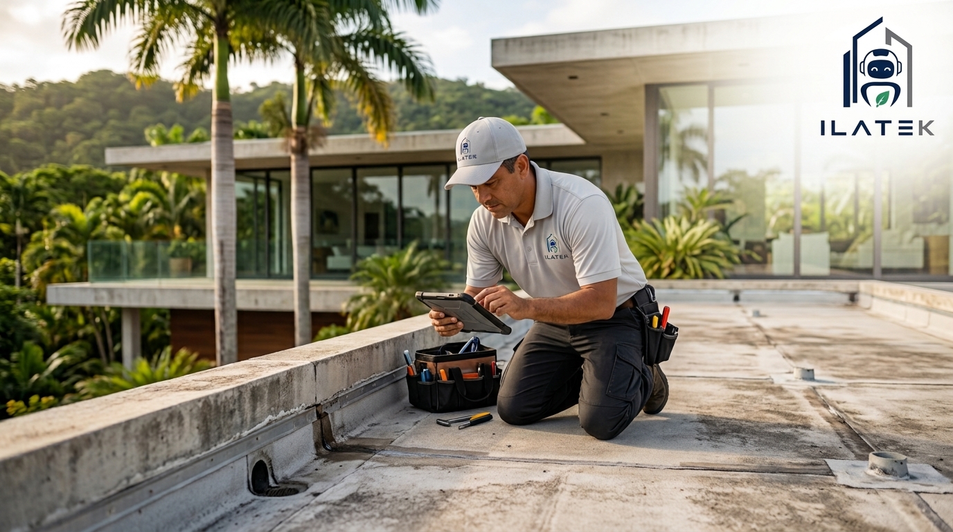 Reparación de filtraciones de agua en techo — sellado profundo en Aguada, Puerto Rico