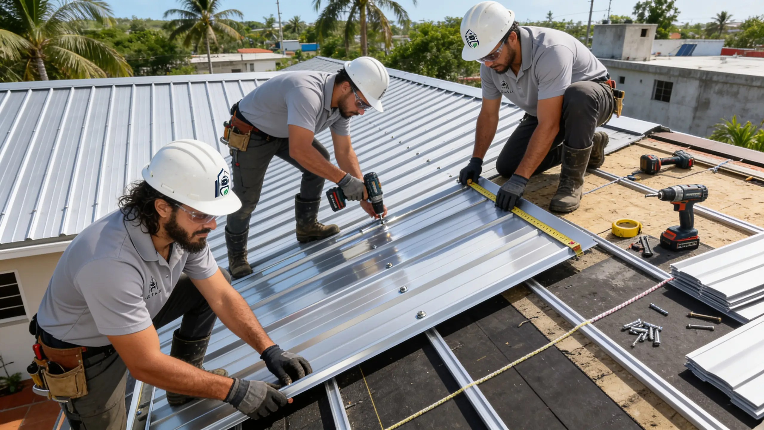 Reemplazo e instalación de techo por Ilatek Techos en Puerto Rico — techo nuevo
