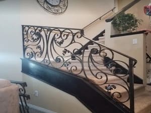 Interior/exterior railings in Laguna beach