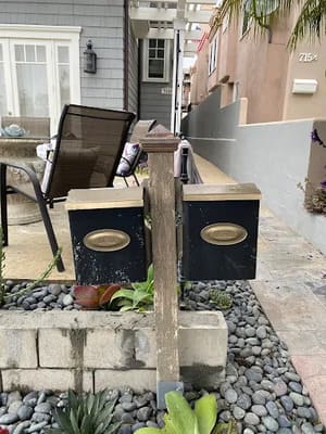 Entry door in Laguna beach