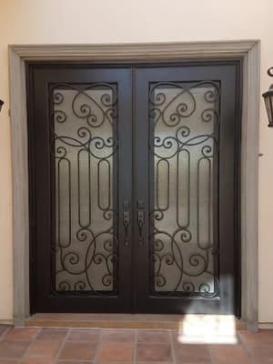 Entry door in Newport Beach