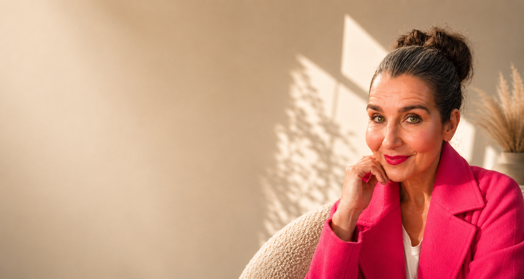 Amy McAuley portrait, warm and relaxed