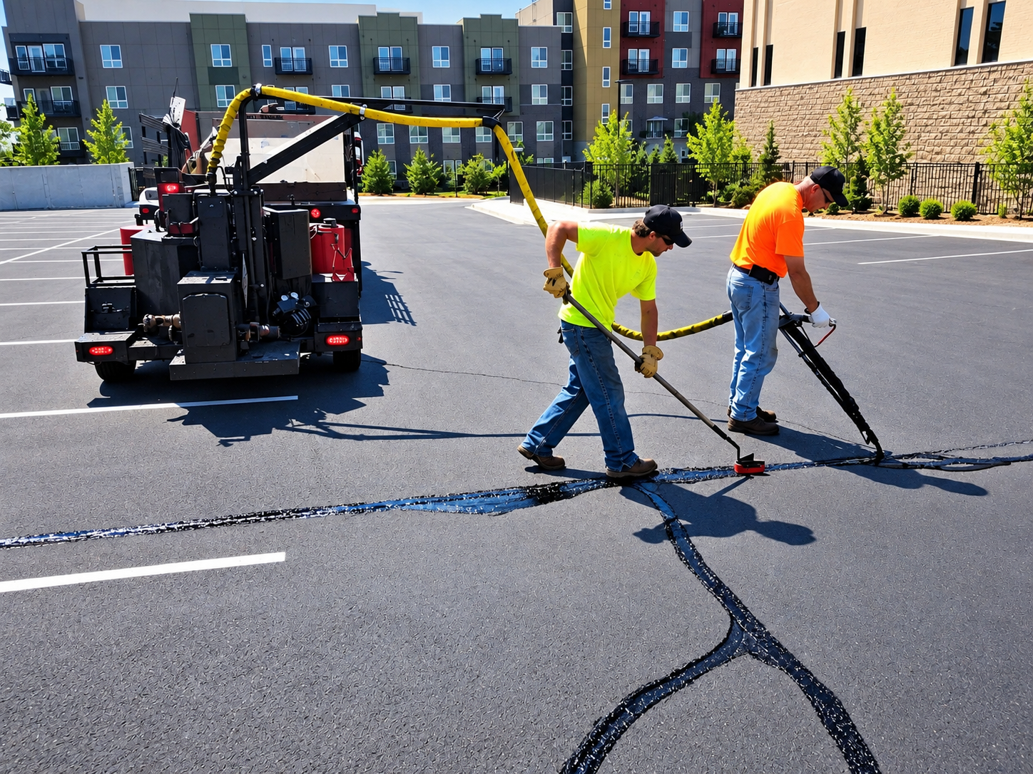 Asphalt Line Striping in New Orleans