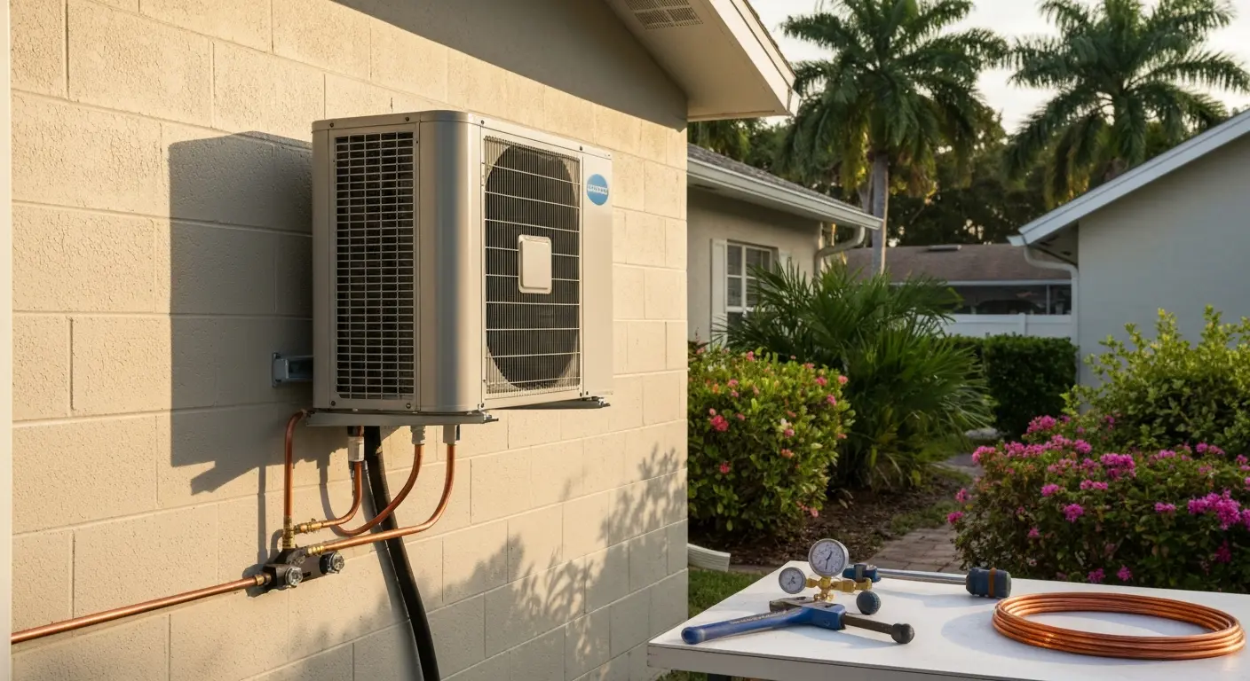 Mini split installation in Fort Myers