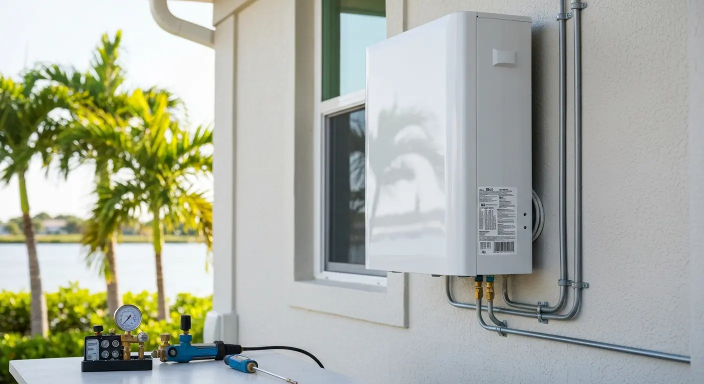 Mini split heat pump installation