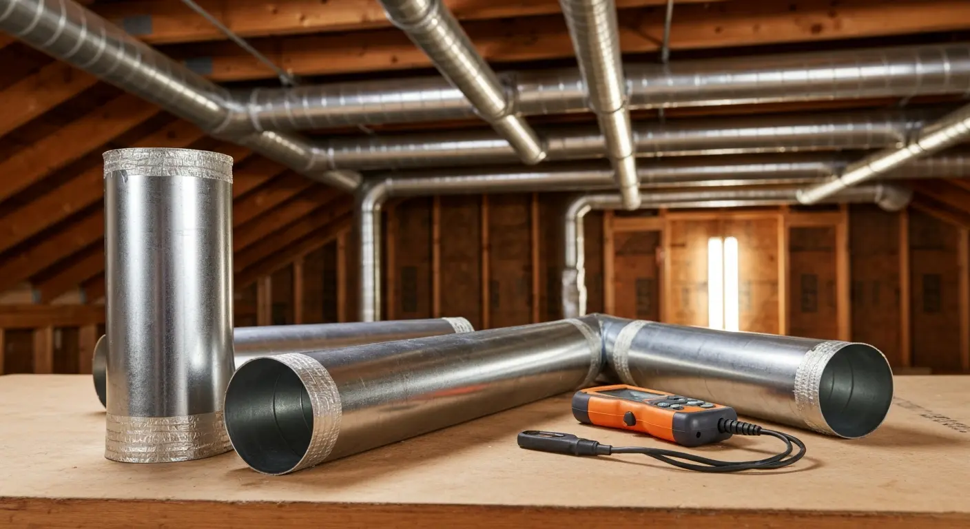 Duct repair and sealing work