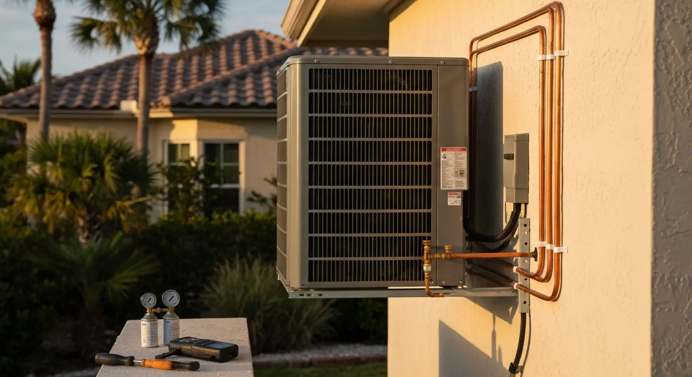 New AC system installation