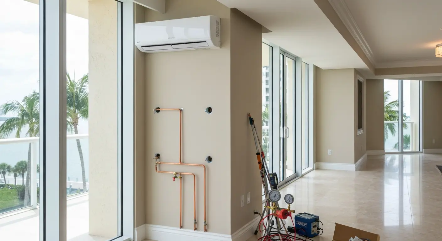 HVAC system installation in Naples condo