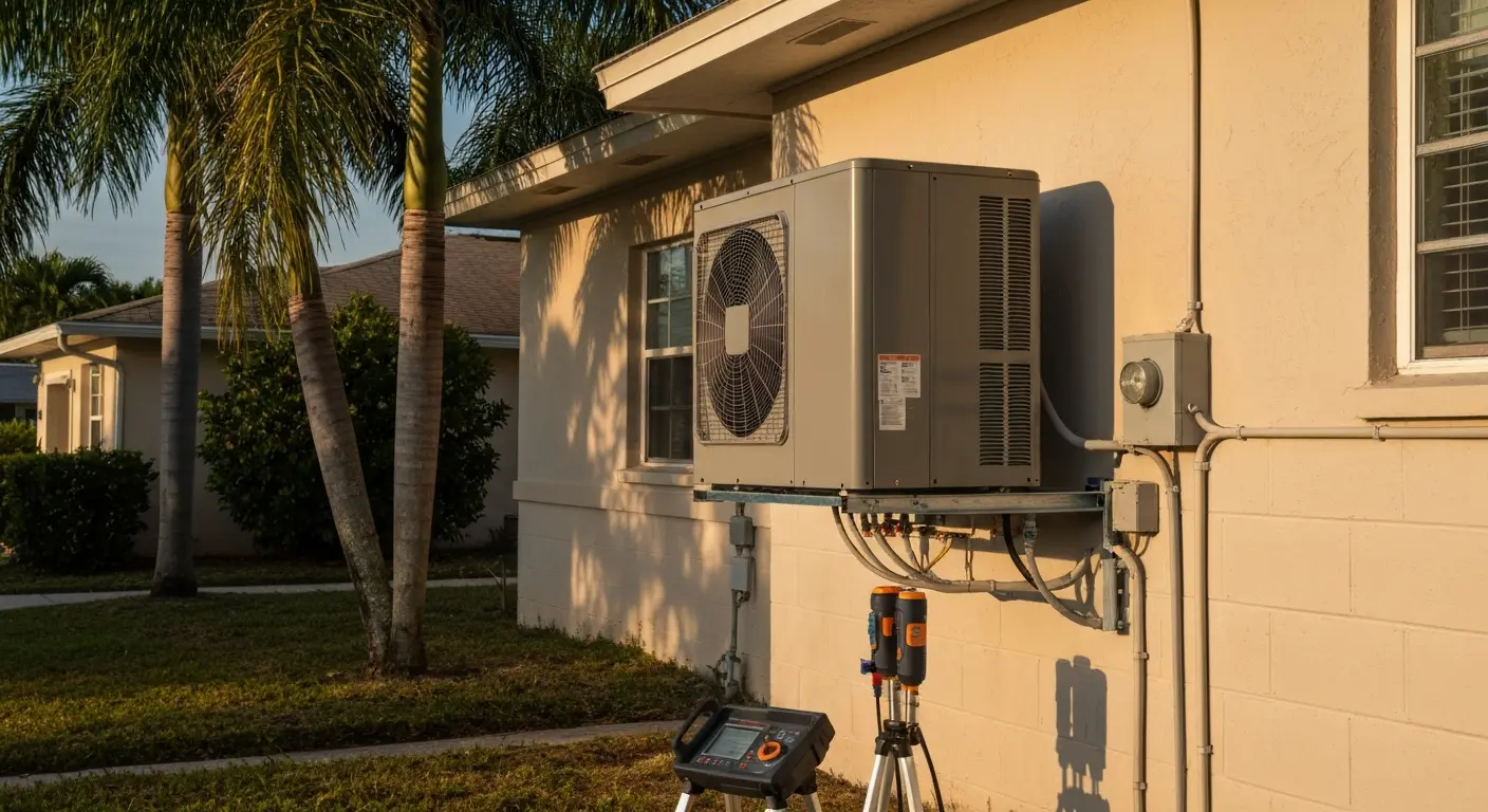 Heat pump installation
