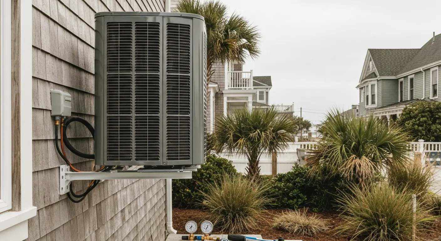 New AC system installation