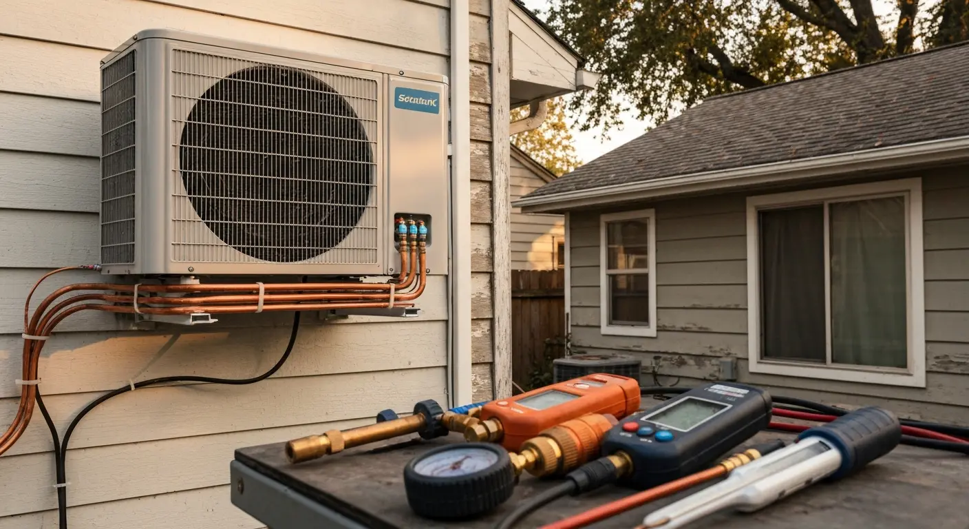 Mini split repair service