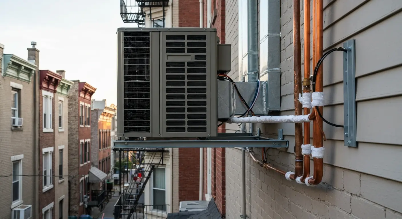 New HVAC system installation