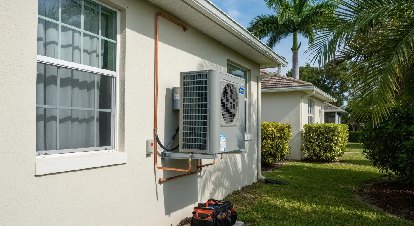 Mini split installation