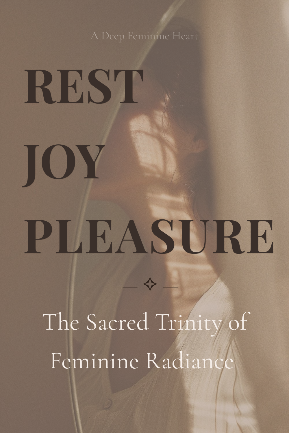 woman in sunlight for feminine radiance rest joy and pleasure