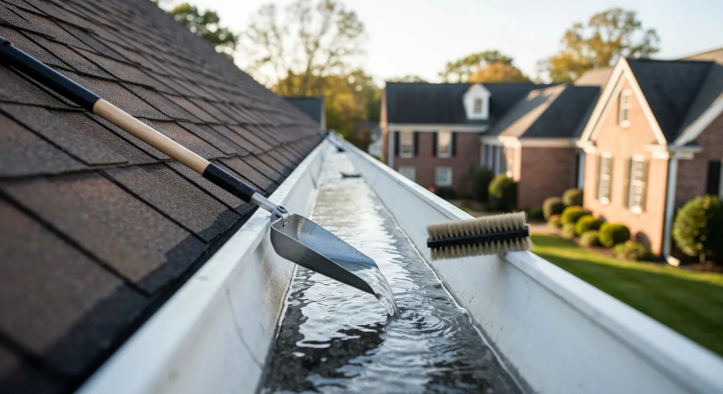 Gutter cleaning service