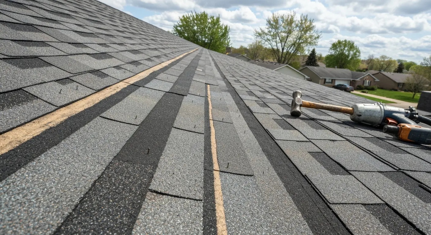 Shingle repair work