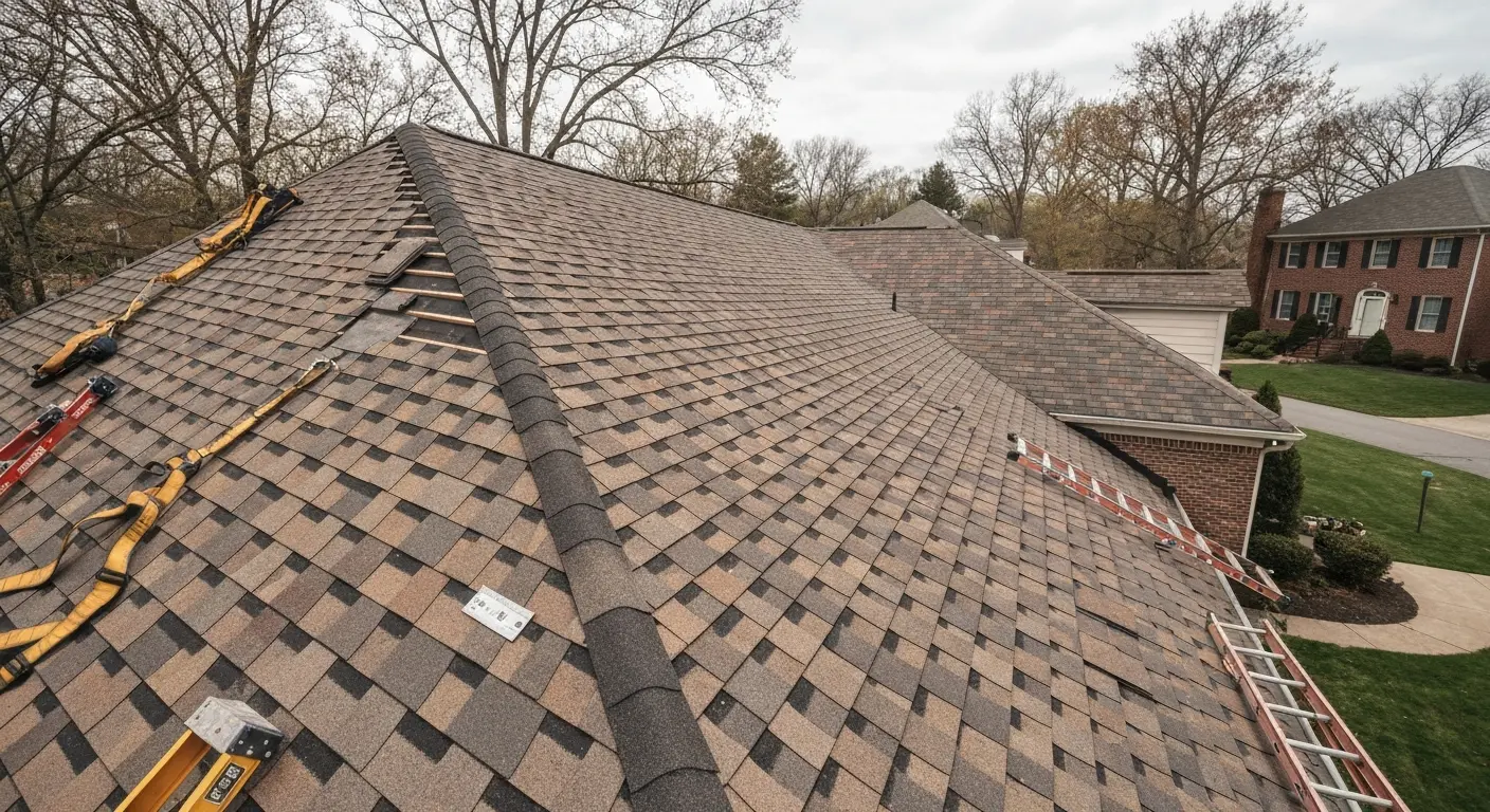 Roof replacement installation