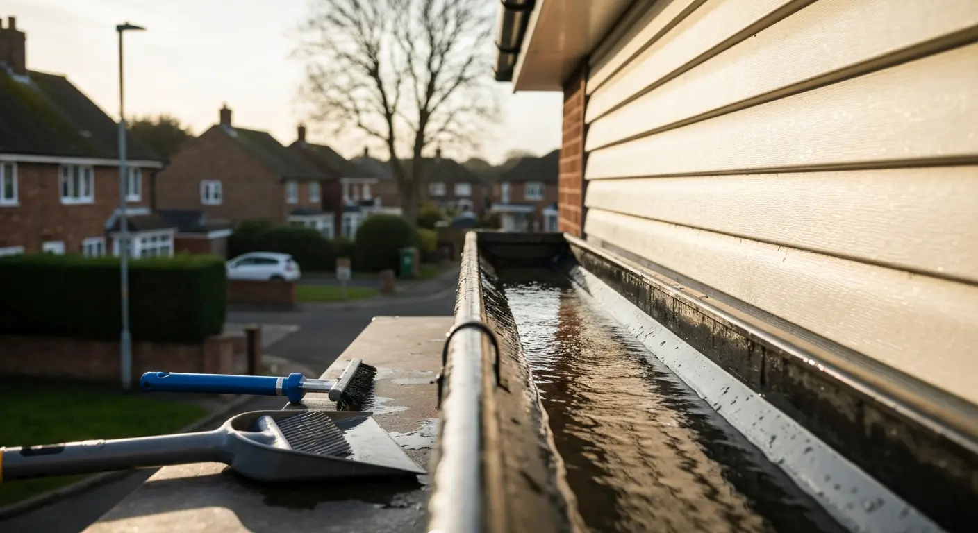Gutter cleaning service