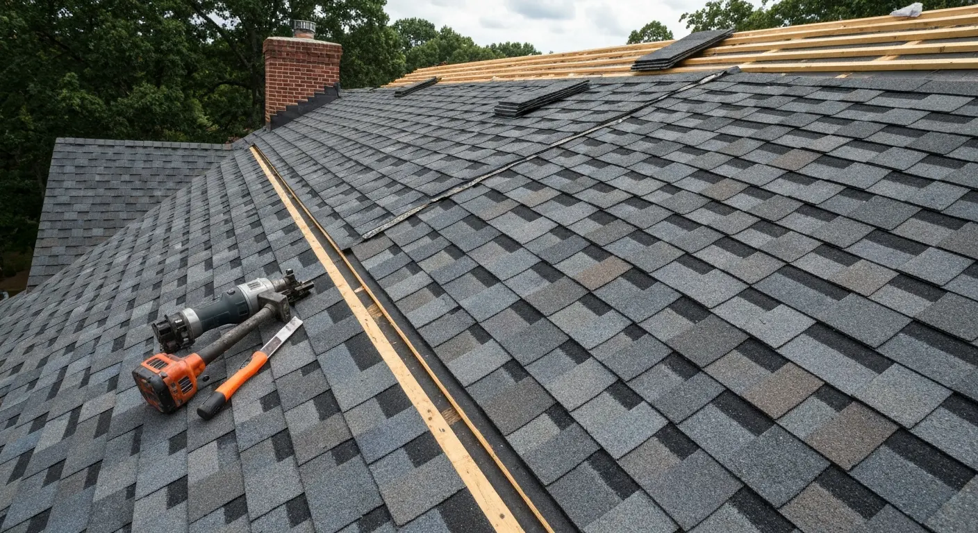 Reroof installation