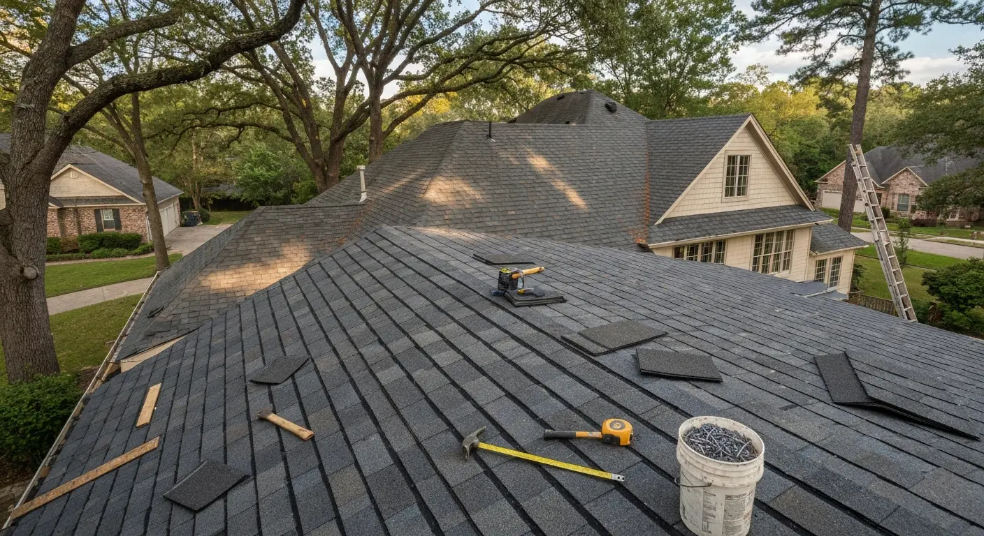 Reroof installation